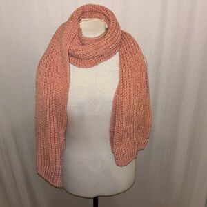 Momentum Knitted Peach Open Scarf  NWT